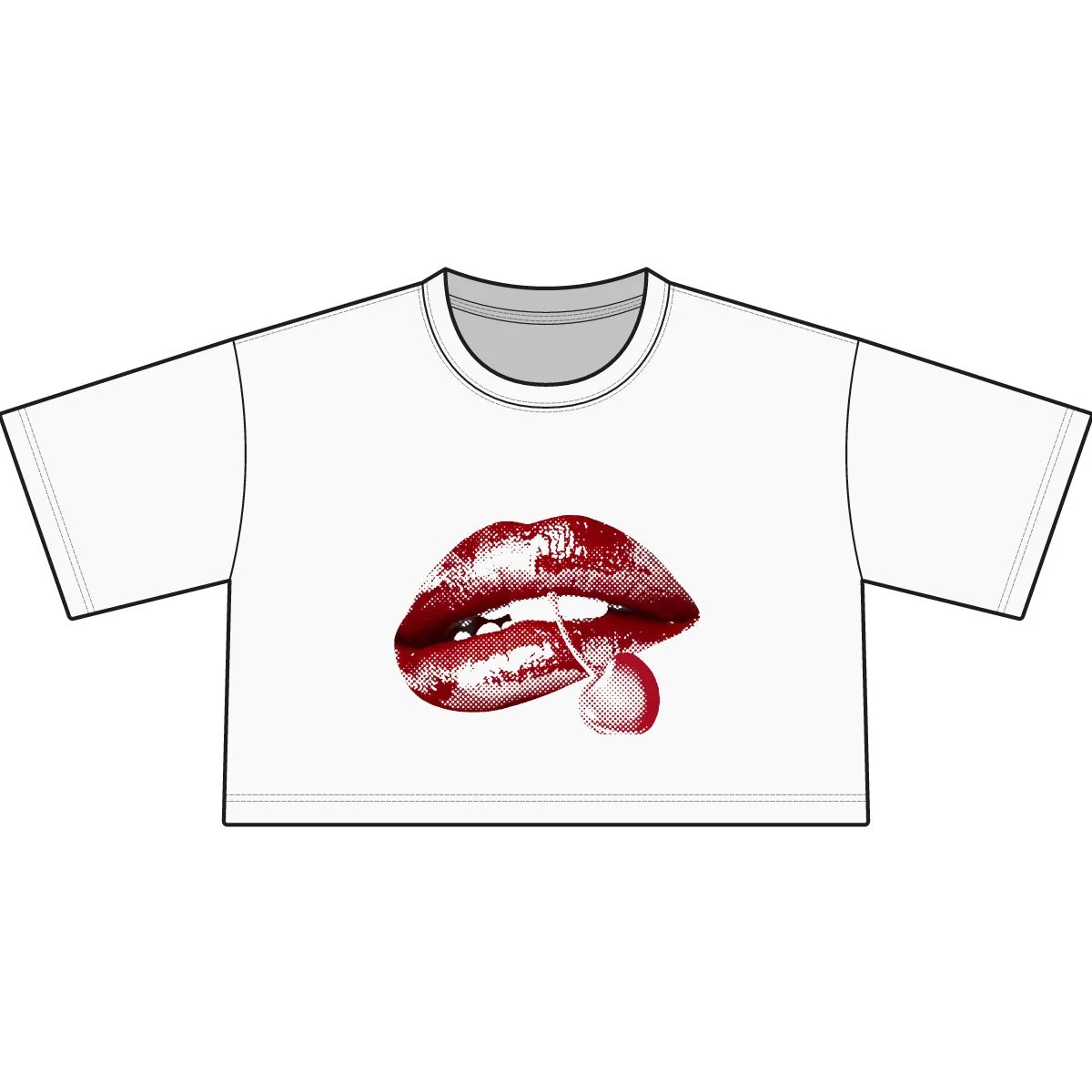 Women's Cropped Cotton T-Shirt