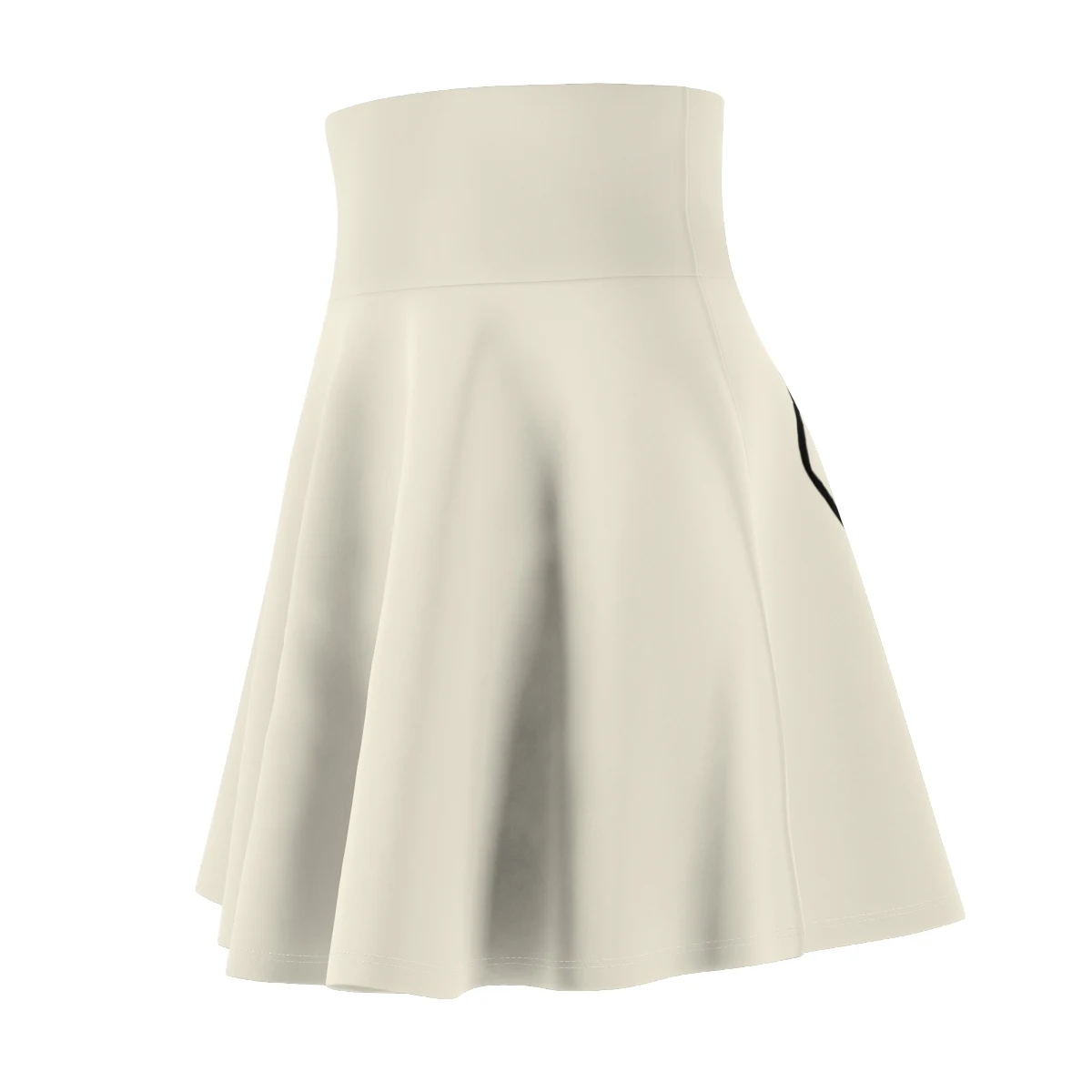 Women's Skater Skirt (AOP), from the side